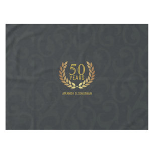 50e Golden Wedding Jubileum - Aangepast Tafelkleed