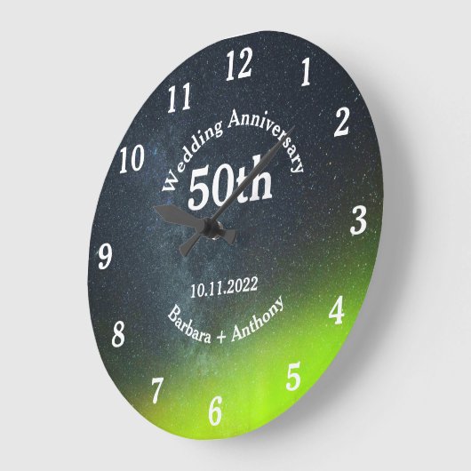 50e Golden Wedding Jubileum Aurora Borealis La Grote Klok (Hoek)