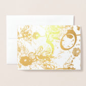 50e Golden Wedding Jubileum Blank Kaart (Voorkant met envelop)