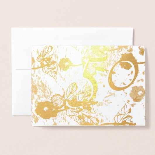 50e Golden Wedding Jubileum Blank Kaart (Voorkant met envelop)