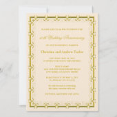 50e Golden Wedding Jubileum Celebration Foto Kaart (Achterkant)