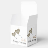 50e Golden Wedding Jubileum Favor Box Bedankdoosjes (Geopend)