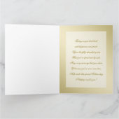 50e Golden Wedding Jubileum Foto 8.5 x 11 Kaart (Binnen)