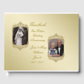 50e Golden Wedding Jubileum Foto Guestbook Gastenboek (Voorkant)