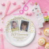 50e Golden Wedding Jubileum - Foto's Papieren Bordje (Feest)