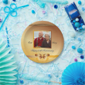 50e Golden Wedding Jubileum geweldig Papieren Bordje (Feest)