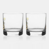 50e Golden Wedding Jubileum Gift Whisky Glas (Links)