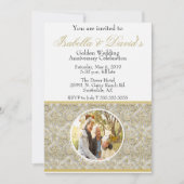 50e Golden Wedding Jubileum Invite Kaart (Voorkant)