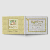 50e Golden Wedding Jubileum met Silver Foto Gastenboek (Volledig)