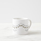 50e Golden Wedding Jubileum mum & dad Espresso Kop (Voorkant rechts)