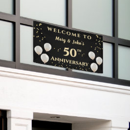 50e Golden Wedding Jubileum, naam Spandoek