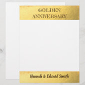 50e Golden Wedding Jubileum Namen (Voorkant / Achterkant)