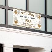 50e Golden Wedding Jubileum, Namen Spandoek (Buitenkant Gebouw)