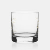 50e Golden Wedding Jubileum op persoonlijke titel Whisky Glas (Links)