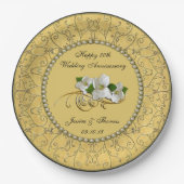 50e Golden Wedding Jubileum Paper Bord (Voorkant)