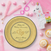 50e Golden Wedding Jubileum Paper Bord (Feest)