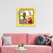 50e Golden Wedding Jubileum Persoonlijke foto Canvas Afdruk (Insitu (Woonkamer))