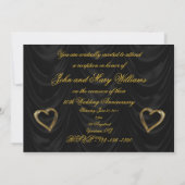 50e Golden Wedding Jubileum Uitnodiging Kaart (Achterkant)