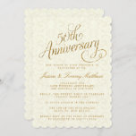 50e Golden Wedding Jubileum Uitnodigingen<br><div class="desc">50e Golden Wedding Jubileum Invitations.</div>