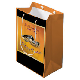 50e ✨💛 Golden Wedding Rings Jubileum Medium Cadeauzakje