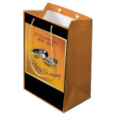 50e ✨💛 Golden Wedding Rings Jubileum Medium Cadeauzakje (Achterkant Gekanteld)