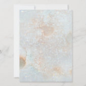 50e Gouden Bruiloft Glitter Bruiloft Elegant Chic Kaart (Achterkant)