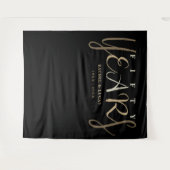 50e gouden bruiloft Jubileum foto achtergrond Wandkleed (Voorkant (horizontaal))