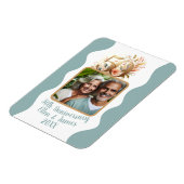 50e gouden bruiloft Jubileum foto Keepsake Magneet (Linkerzijde)