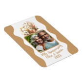 50e gouden bruiloft Jubileum foto Keepsake Magneet (Rechterzijde)