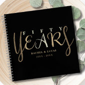 50e gouden bruiloft Jubileum gastenboek Notitieboek