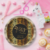 50e gouden bruiloft / Jubileum Papieren Bordje (Feest)