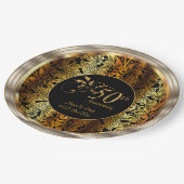 50e gouden bruiloft / Jubileum Papieren Bordje (Gekanteld)