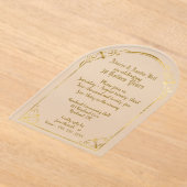 50e gouden bruiloft uitnodiging (Laagn)