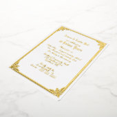 50e gouden bruiloft uitnodiging (Gedraaid)