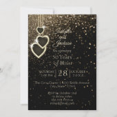 50e Gouden Glitterjubileum Kaart (Voorkant)