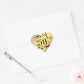 50e gouden hartafdichtingen en Stickers (Envelop)