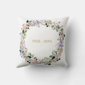 50e gouden huwelijksjubileum lavendelbloem kussen (Achterkant)