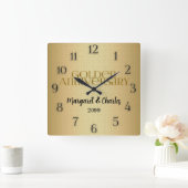 50e gouden huwelijksjubileum Naam Vierkante Klok (Huis)