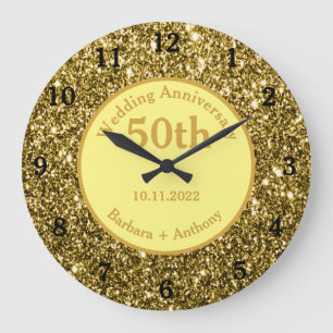 50e gouden huwelijksjubileum Sparkle Gold Glamour  Grote Klok