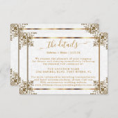 50e gouden Jubileum Informatiekaartje (Voorkant / Achterkant)