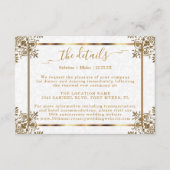 50e gouden Jubileum Informatiekaartje (Voorkant)