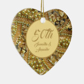 50e gouden Jubileum Keramisch Ornament (Rechts)