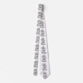 50e gouden Jubileum Rozen Stropdas (Achterkant)