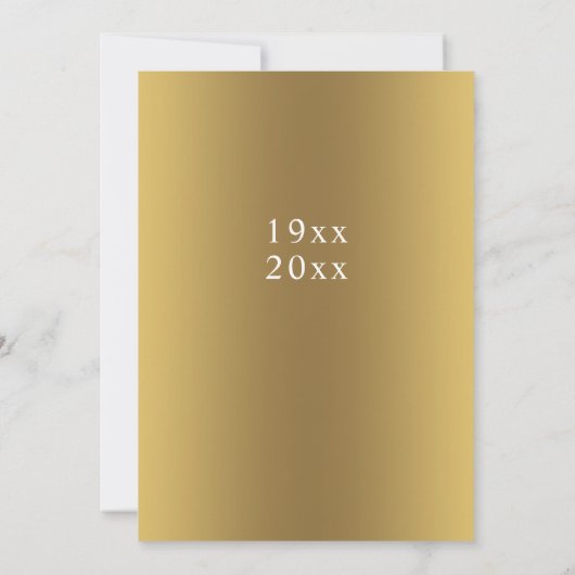 50e Gouden Jubileum  Save the Date Kaart (Achterkant)