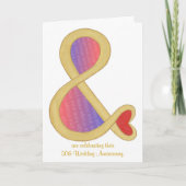 50e gouden Jubileum uitnodigingen, en & teken (Voorkant)