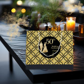 50e gouden paar bruiloft Jubileum glitter Groot Cadeauzakje