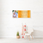 50e gouden trouwdag - aangepaste foto spandoek (Insitu)