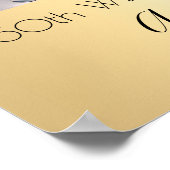 50e gouden trouwdag foto-collage poster (Hoek)