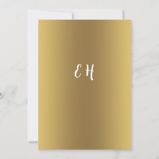 50e Gouden Verjaardagsfeestje Bloemkrans Vlinder Kaart (Achterkant)