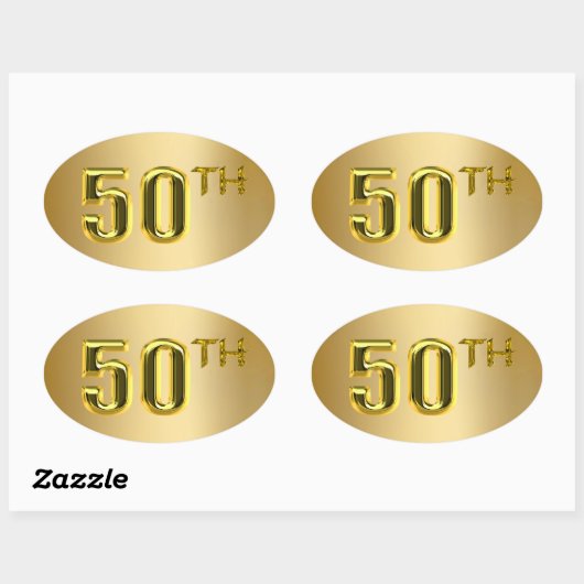 50e gouden zegels en Stickers (Vel)